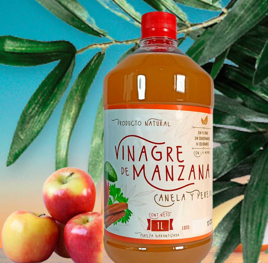 Vinagre de manzana canela y perejil
